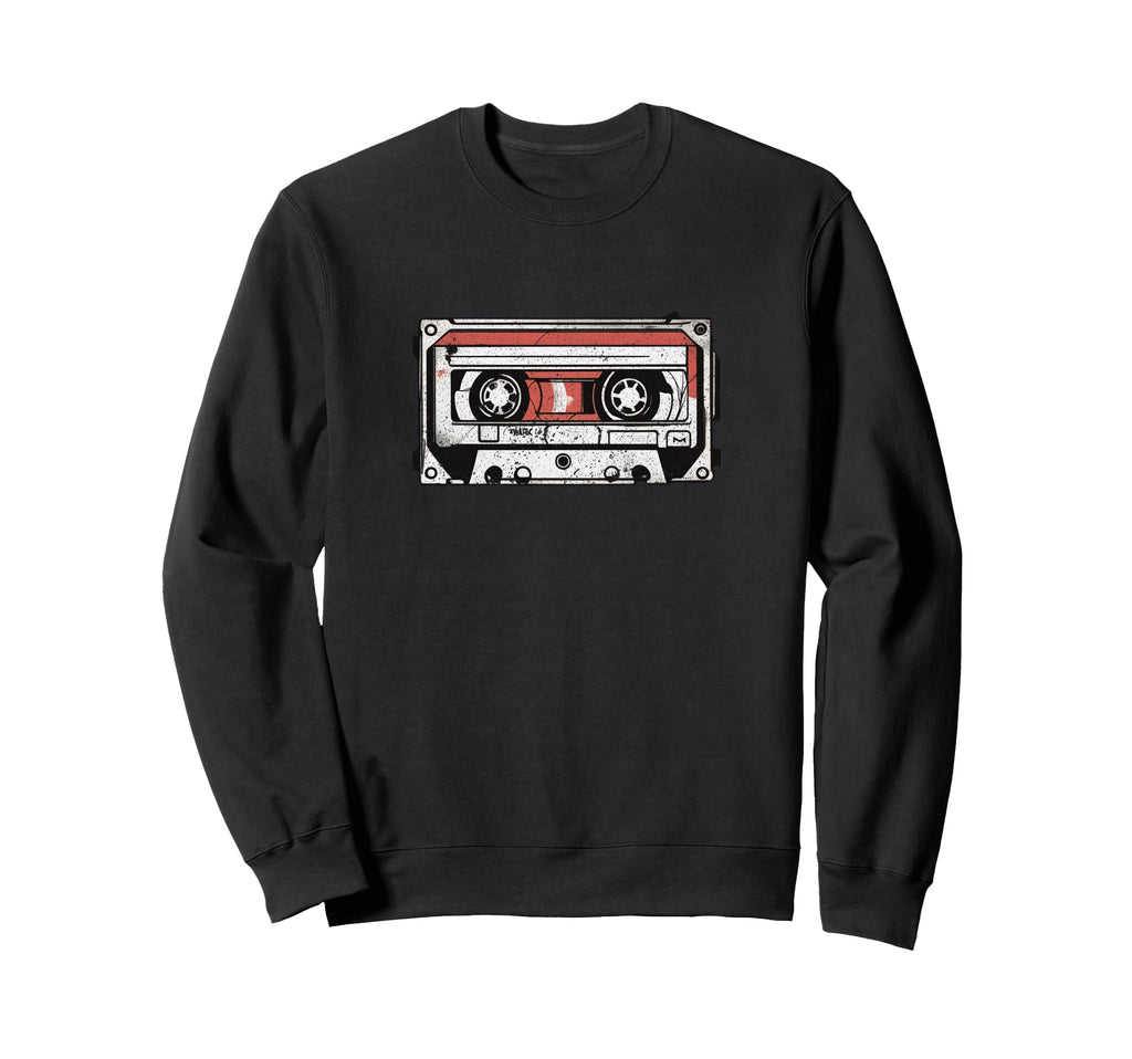80S 90S Nostalgic Cassette Tape Sweatshirt - Custom Art Print Unisex - T-Shirt, Sweatshirt, Hoodie