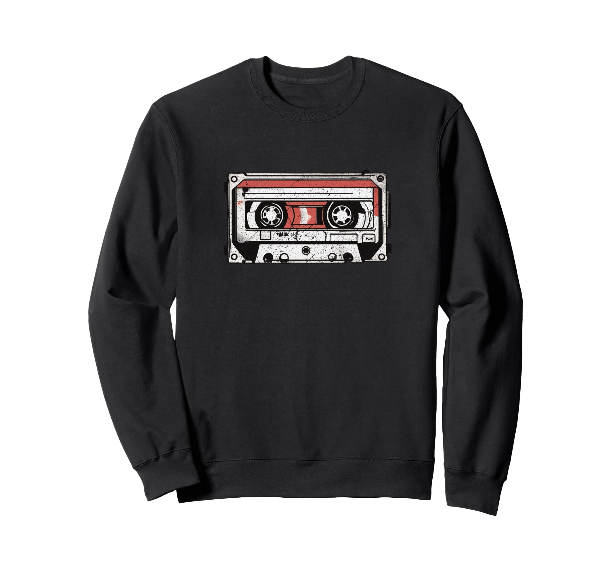 80S 90S Nostalgic Cassette Tape Sweatshirt - Custom Art Print Unisex - T-Shirt, Sweatshirt, Hoodie