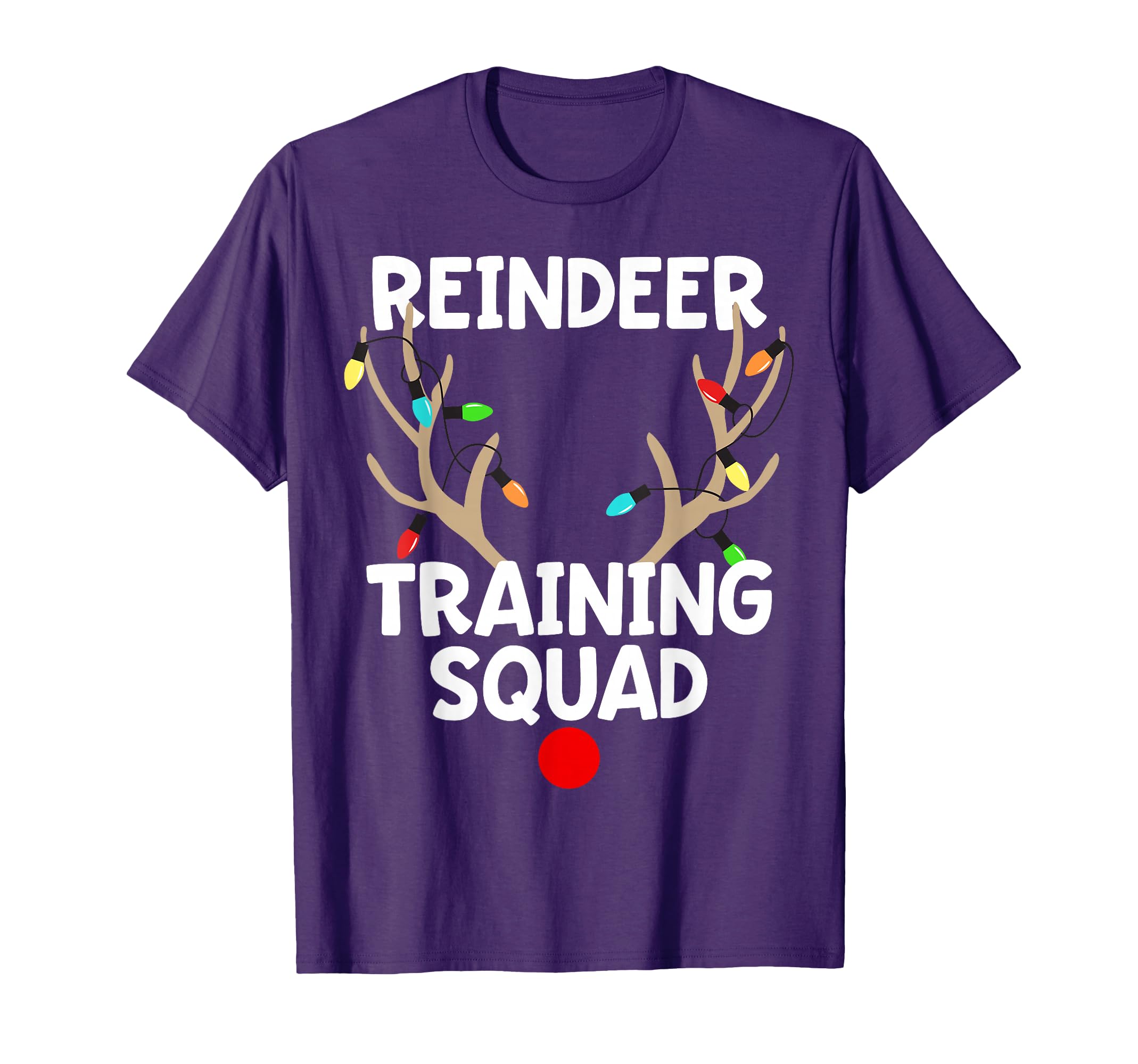 Running Reindeer Training Squad T-Shirt - Casual Everyday Wear Men Women - T-Shirt, Sweatshirt, Hoodie