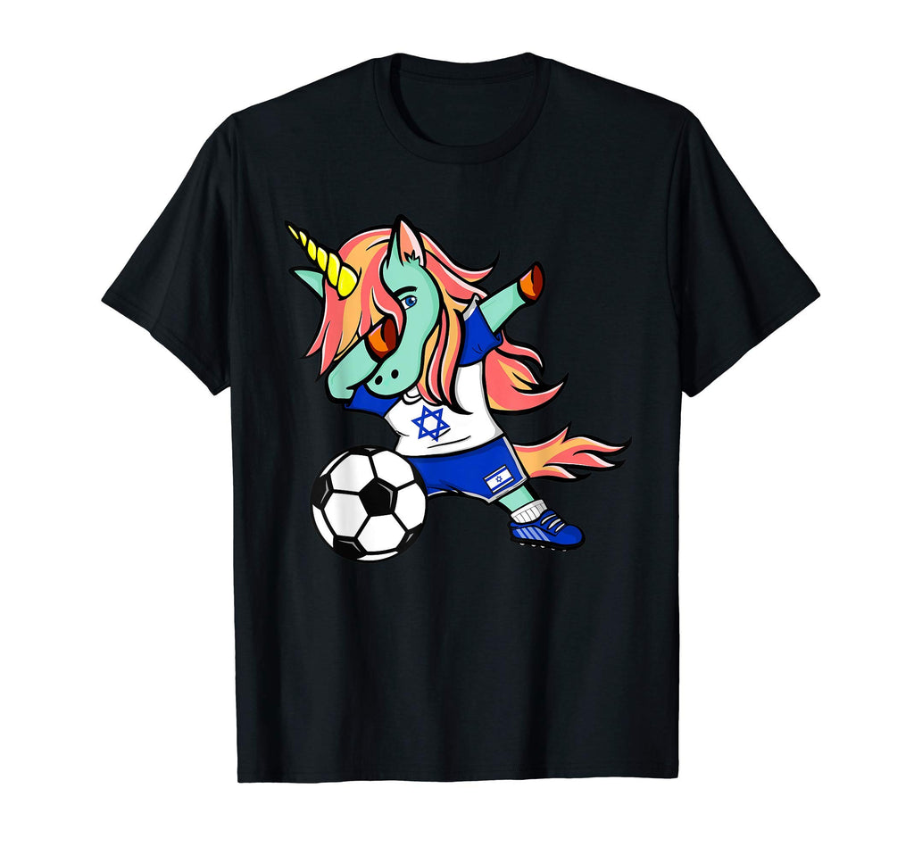 Funny Dabbing Unicorn Israel T-Shirt - Fun Novelty Design Men Women - T-Shirt, Sweatshirt, Hoodie