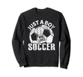 Just Who Loves Soccer Sweatshirt - Aesthetic Graphic Unisex - T-Shirt, Sweatshirt, Hoodie
