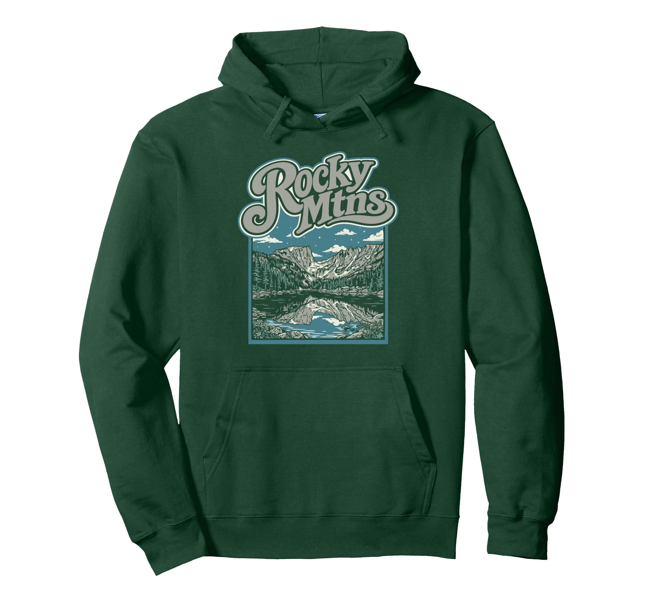 Rocky Mountains National Park 80S Hoodie - Graphic Print Unisex - T-Shirt, Sweatshirt, Hoodie