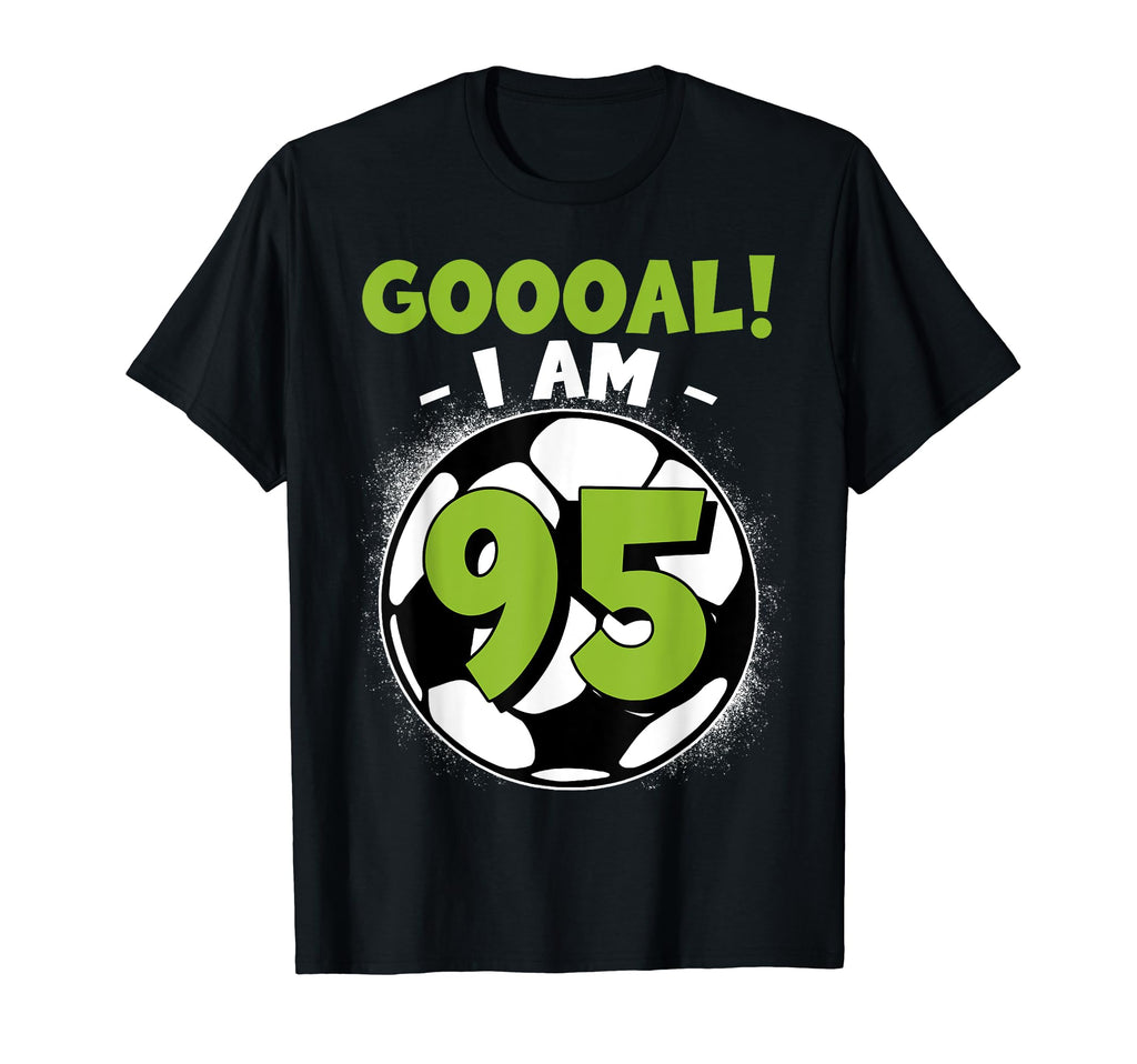 95 Year Old Birthday Soccer Themed 95Thb T-Shirt - Unique Graphic Unisex - T-Shirt, Sweatshirt, Hoodie