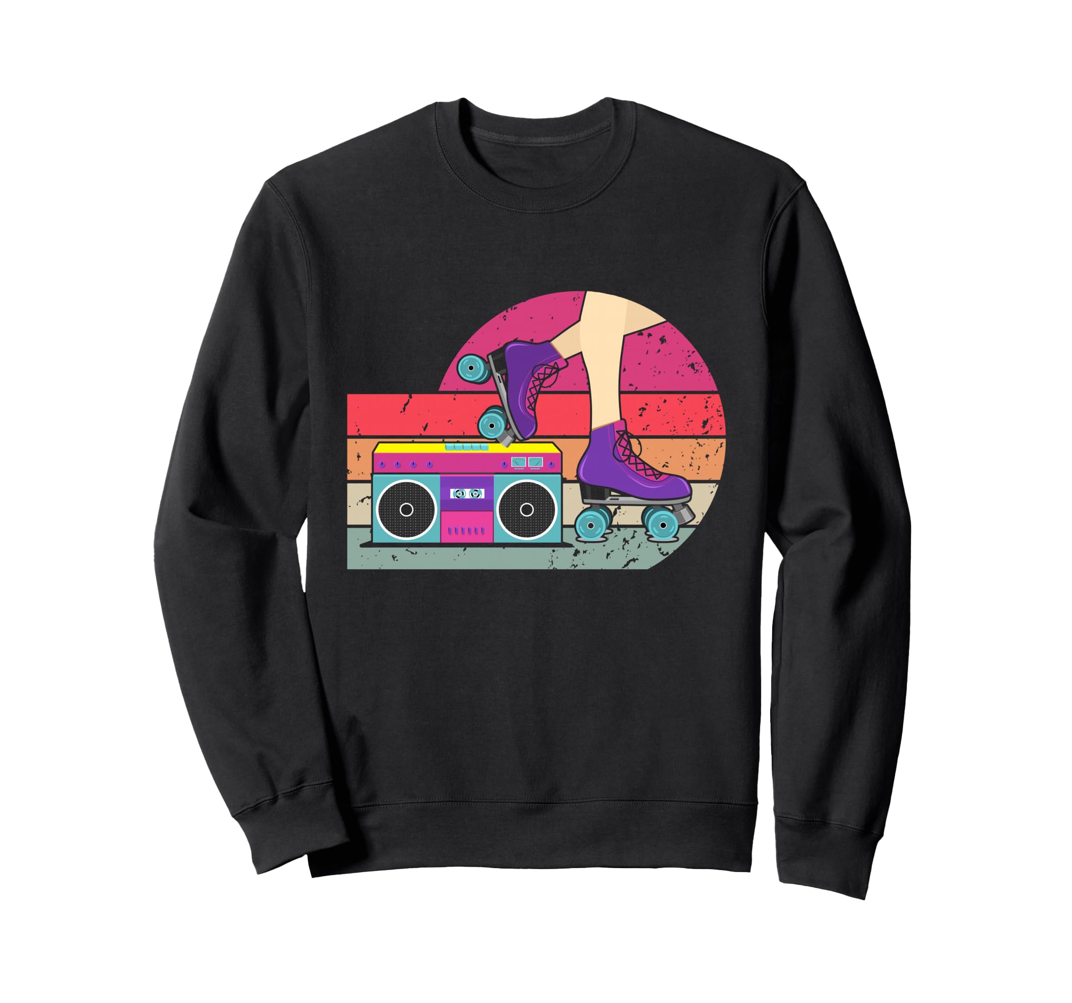 70S Roller Skate Radio Skating Sweatshirt - Streetwear Style Men Women - T-Shirt, Sweatshirt, Hoodie