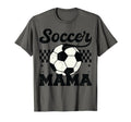 Checkered Soccer Mama Soccer Mom T-Shirt - Trendy Graphic for Adults - T-Shirt, Sweatshirt, Hoodie
