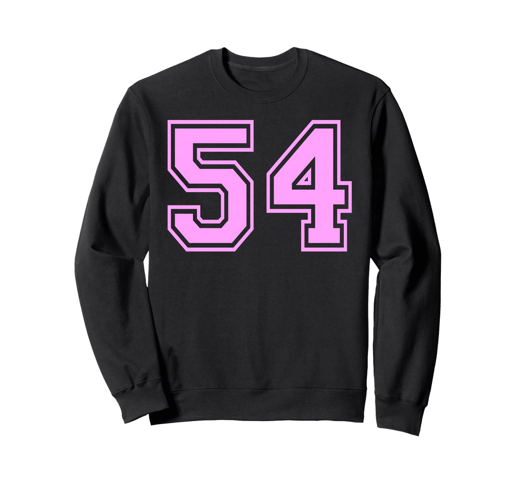 54 Number Fifty Four Sports Varsity Sweatshirt - Graphic Print Men Women - T-Shirt, Sweatshirt, Hoodie