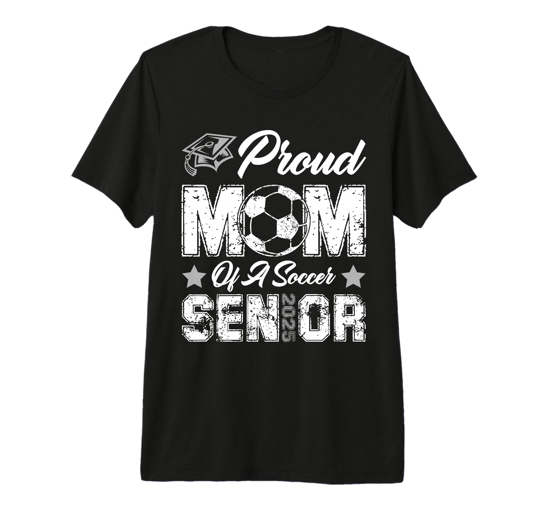 Proud Mom Soccer Senior Class 2025 T-Shirt - Custom Art Print Unisex - T-Shirt, Sweatshirt, Hoodie