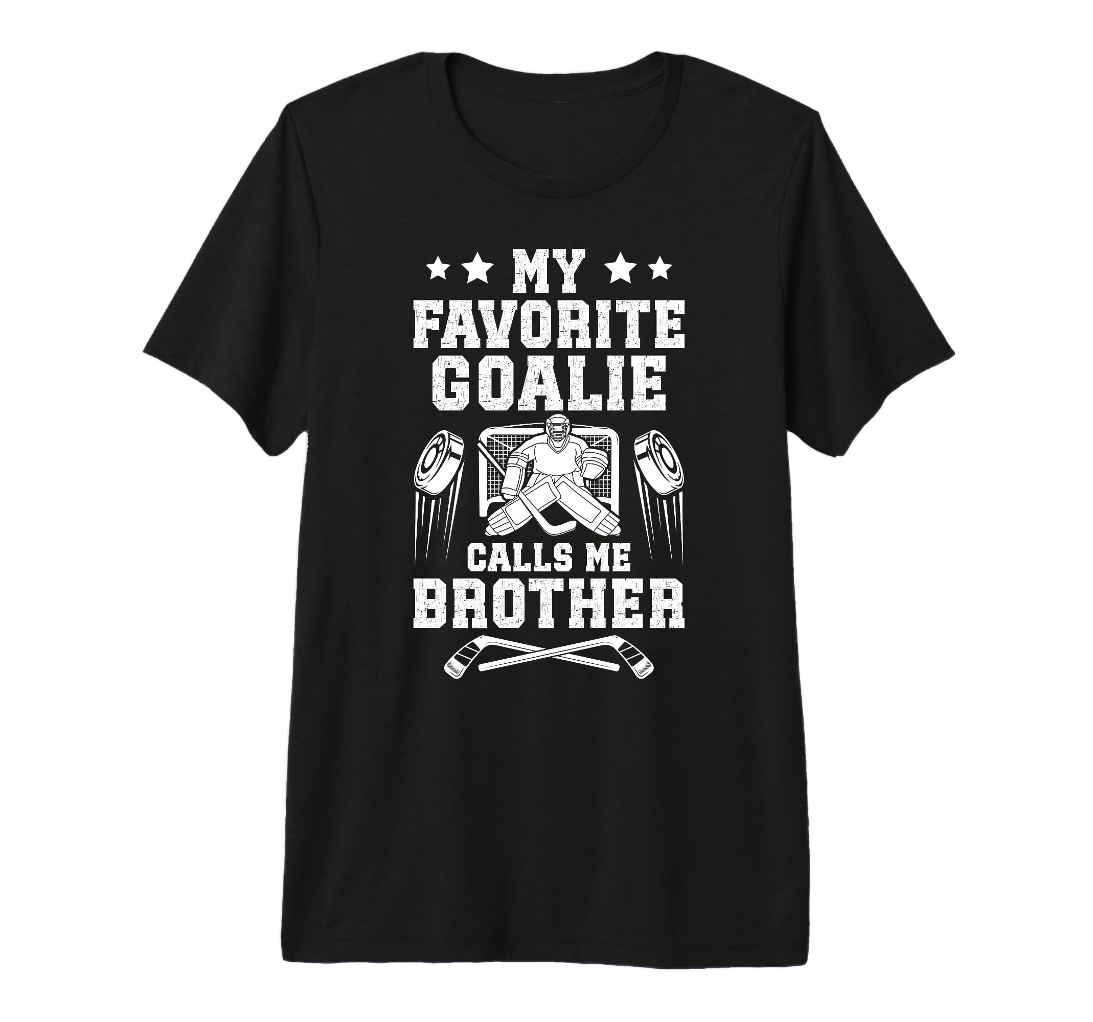 Proud Ice Hockey Goalie Brother Hockey T-Shirt - Streetwear Style Unisex - T-Shirt, Sweatshirt, Hoodie