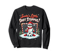 Soccer Goalkeeper Santas Little Sweatshirt - Casual Everyday Wear Unisex - T-Shirt, Sweatshirt, Hoodie