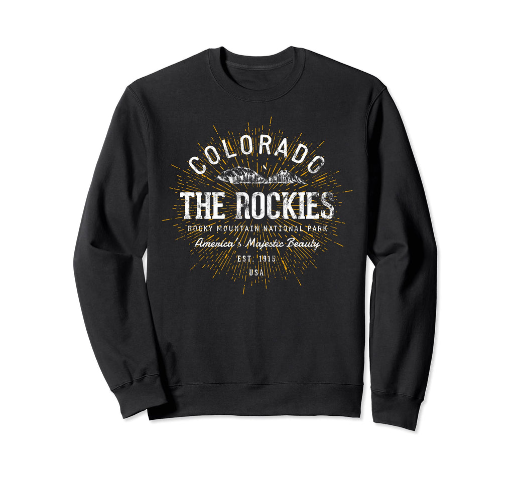 Rockies Rocky Mountain National Sweatshirt - Streetwear Style Men Women - T-Shirt, Sweatshirt, Hoodie