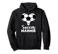 Soccer Marmie Funny Soccer Heart Hoodie - Aesthetic Graphic for Adults - T-Shirt, Sweatshirt, Hoodie