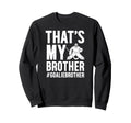Proud Hockey Goalie Brother Hockey Sweatshirt - Graphic Print for Adults - T-Shirt, Sweatshirt, Hoodie