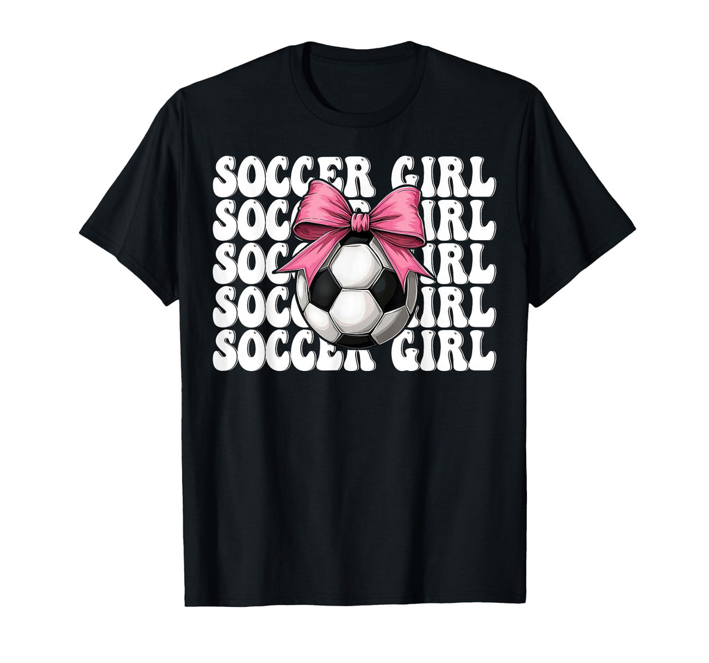 Soccer Soccer Mom Coquette T-Shirt - Novelty Apparel for Adults - T-Shirt, Sweatshirt, Hoodie