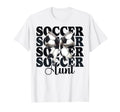 Womens Coquette Bow Ribbon Soccer T-Shirt - Minimalist Print Men Women - T-Shirt, Sweatshirt, Hoodie