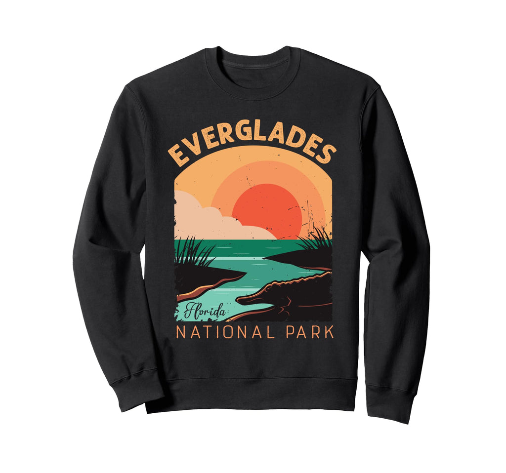 Everglades National Park Alligators Sweatshirt - Trendy Graphic Men Women - T-Shirt, Sweatshirt, Hoodie