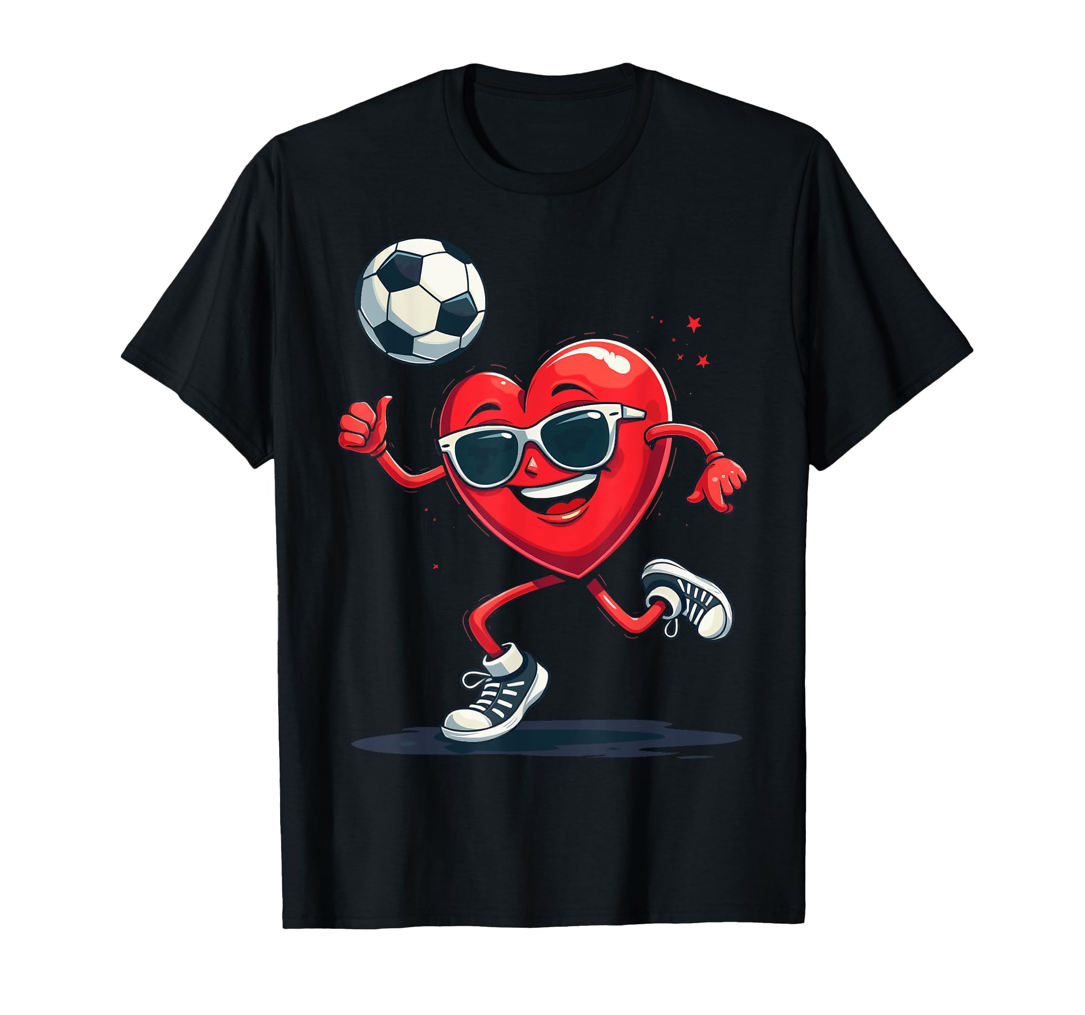 Soccer Heart Valentines Day And T-Shirt - Minimalist Print Unisex - T-Shirt, Sweatshirt, Hoodie