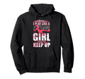 I Play Like Try To Keep Up Soccer Hoodie - Graphic Print for Adults - T-Shirt, Sweatshirt, Hoodie