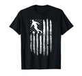 American Flag Soccer Soccer T-Shirt - Novelty Apparel Unisex - T-Shirt, Sweatshirt, Hoodie