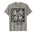 Soccer Cousin Coquette Bow Biggest Fan T-Shirt - Trendy Graphic Unisex - T-Shirt, Sweatshirt, Hoodie