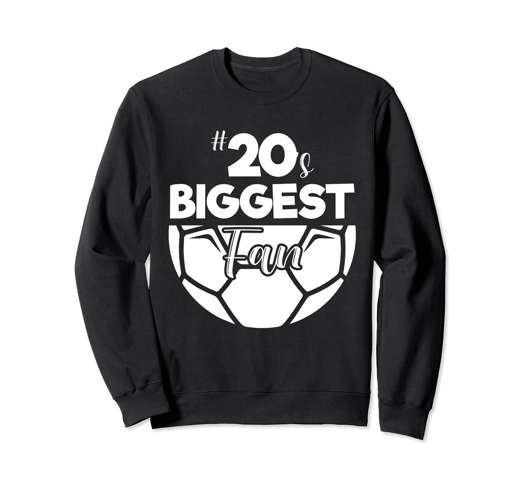 Number 20S Biggest Fan Player Soccer Sweatshirt - Graphic Print for Adults - T-Shirt, Sweatshirt, Hoodie