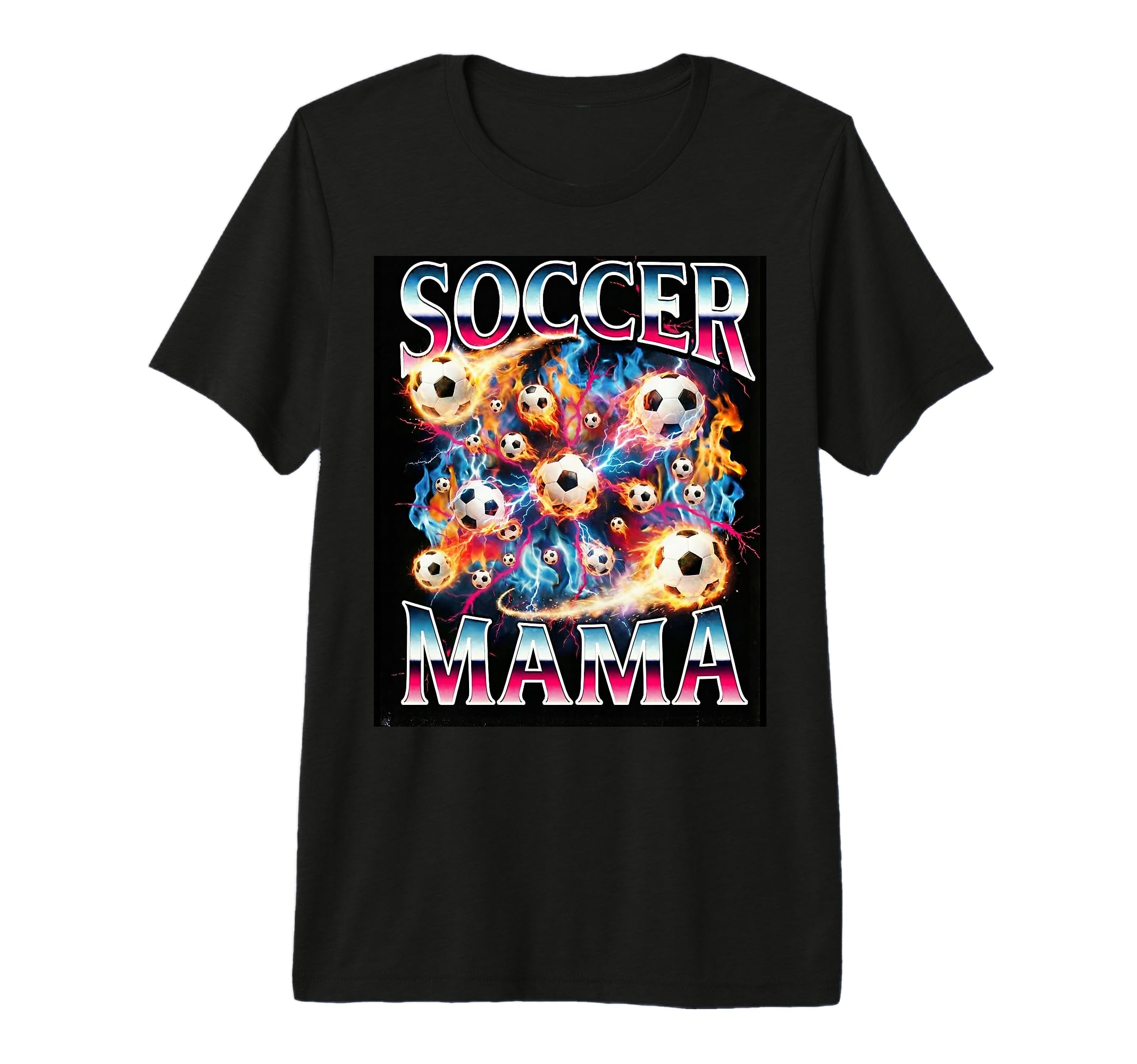 Soccer Mama 90S Bootleg Womens T-Shirt - Minimalist Print for Adults - T-Shirt, Sweatshirt, Hoodie