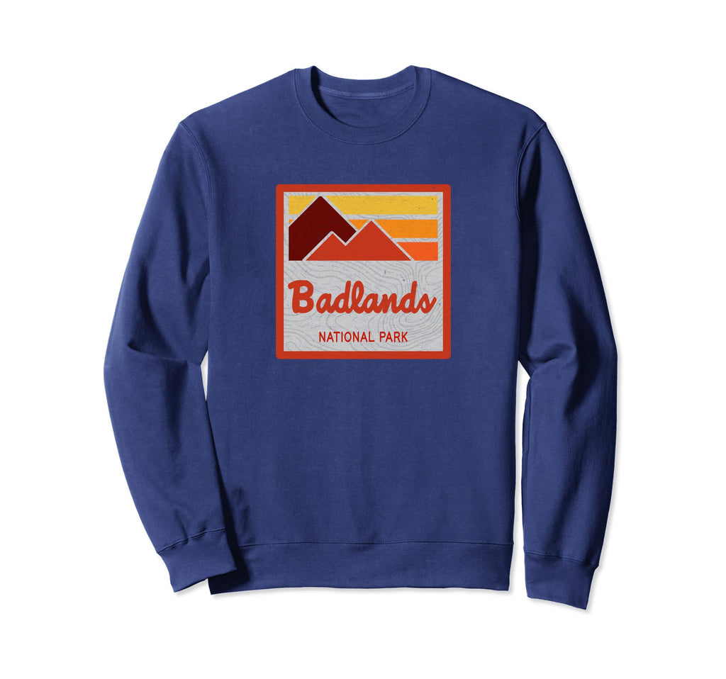Badlands National Park Stripes Sweatshirt - Streetwear Style Unisex - T-Shirt, Sweatshirt, Hoodie
