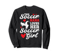 Soccer Nana Loves Her Soccer Sweatshirt - Casual Everyday Wear Unisex - T-Shirt, Sweatshirt, Hoodie