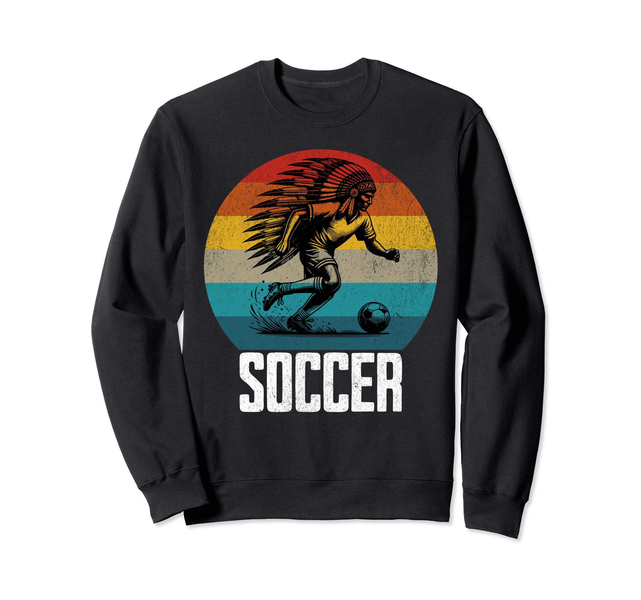 Funny Native American Player Sunset Sweatshirt - Streetwear Style Unisex - T-Shirt, Sweatshirt, Hoodie