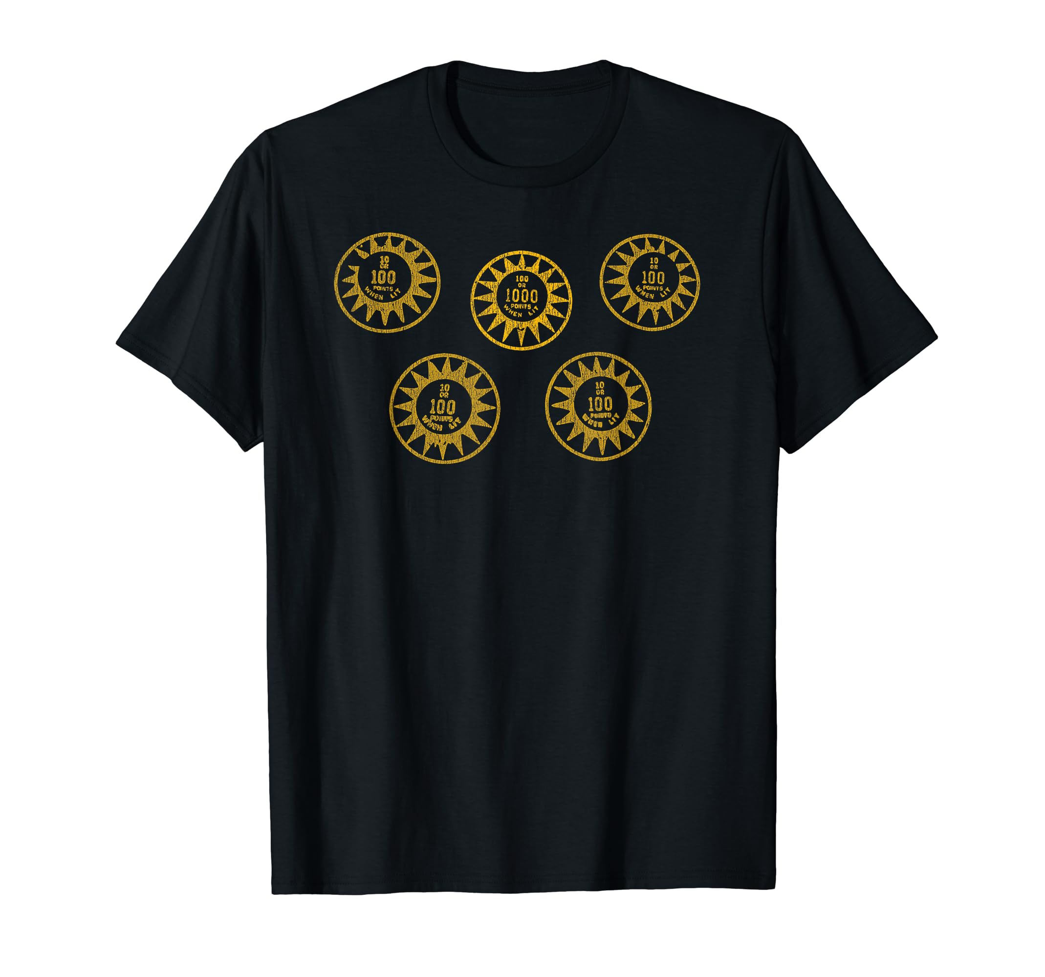 Arcade Pinball Bumpers T-Shirt - Unique Graphic Unisex - T-Shirt, Sweatshirt, Hoodie