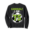 75 Year Old Birthday Soccer Themed Sweatshirt - Trendy Graphic for Adults - T-Shirt, Sweatshirt, Hoodie