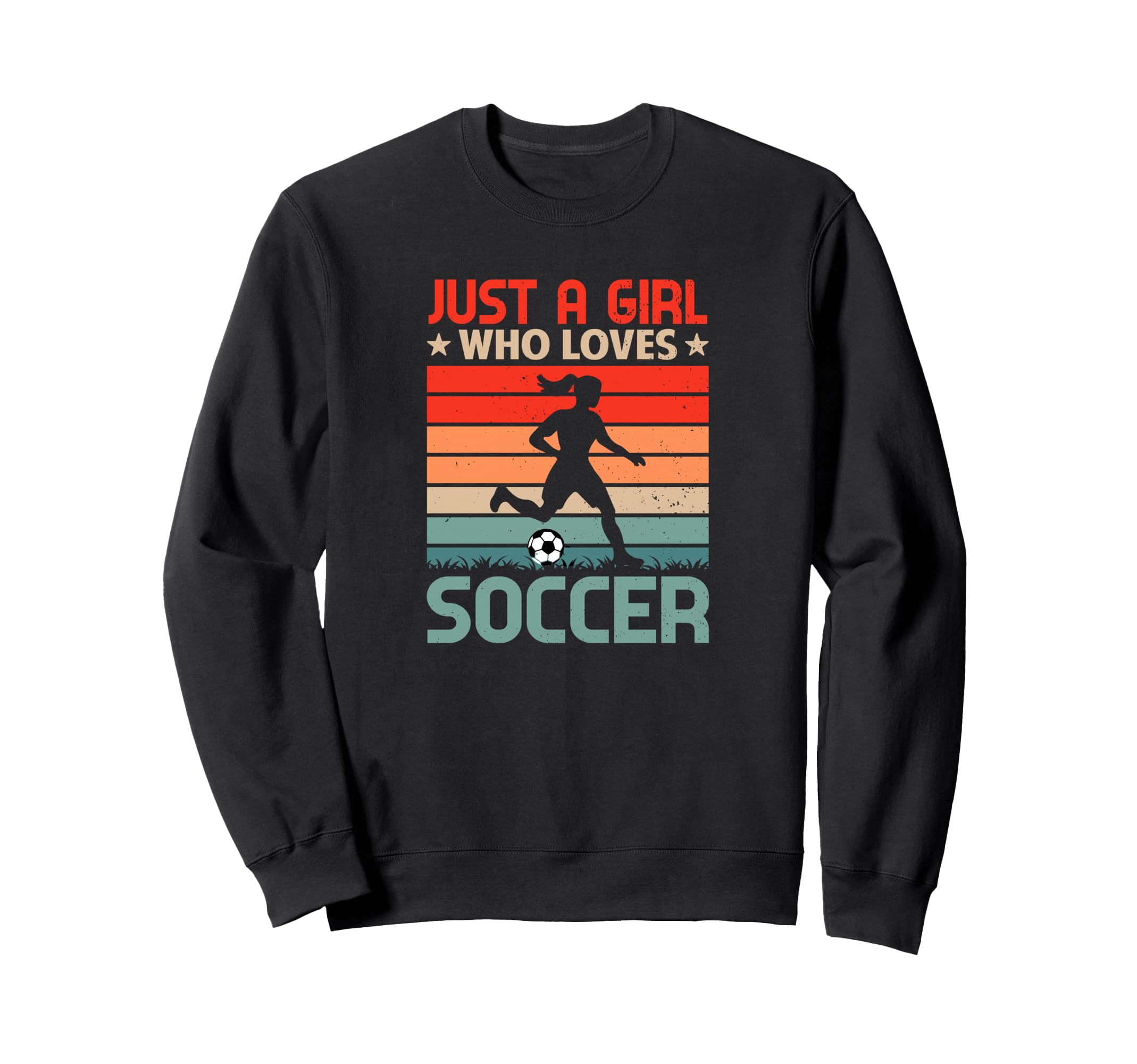 Soccer Player Just Who Loves Soccer Sweatshirt - Aesthetic Graphic Unisex - T-Shirt, Sweatshirt, Hoodie