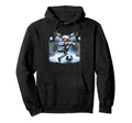 Holiday Striker Reindeer Soccer Snowy Hoodie - Aesthetic Graphic Unisex - T-Shirt, Sweatshirt, Hoodie