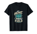 My Heart Is That Field Soccer Mom T-Shirt - Graphic Print Unisex - T-Shirt, Sweatshirt, Hoodie