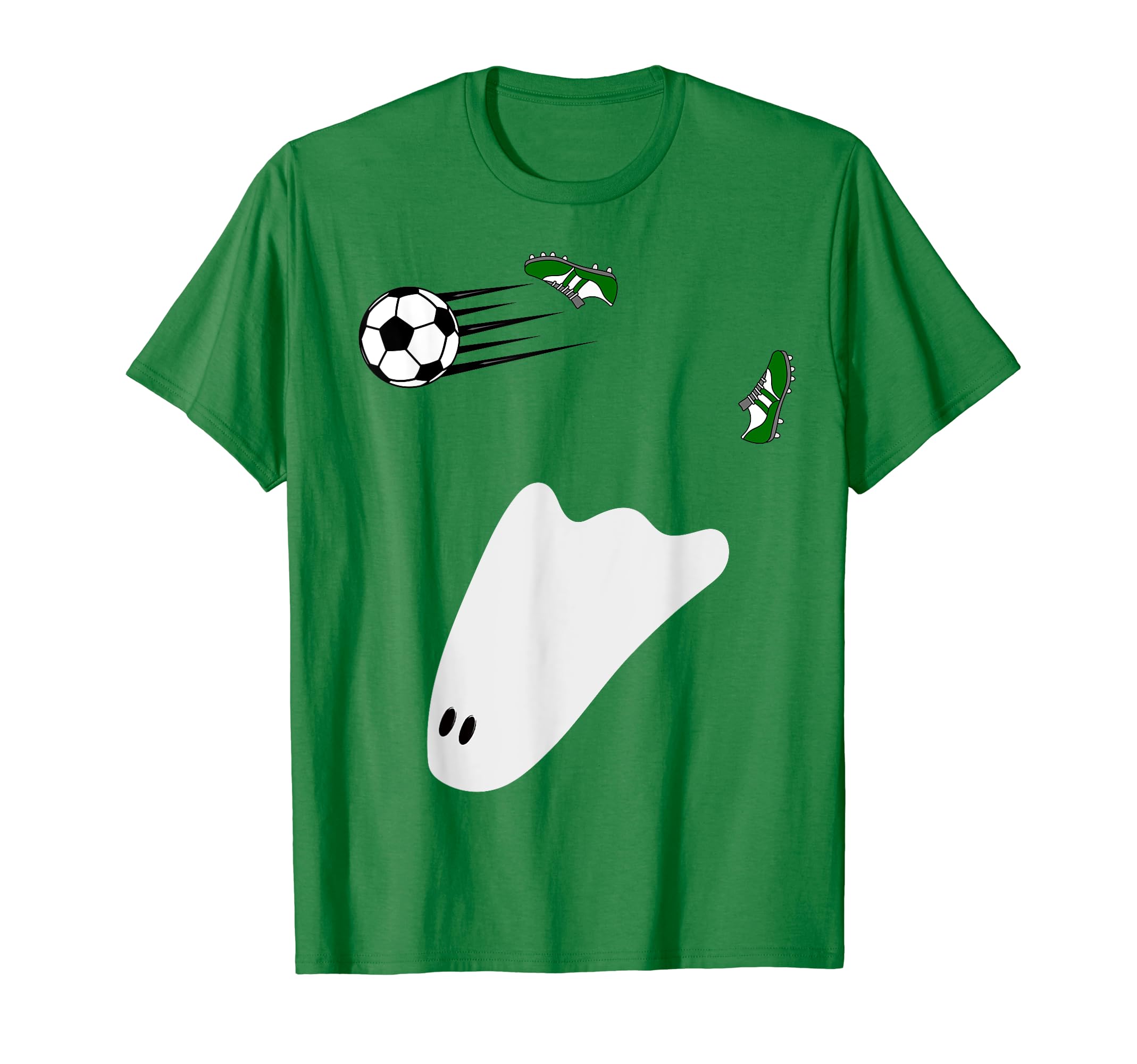 Funny Soccer Halloween Ghost Bicycle T-Shirt - Custom Art Print for Adults - T-Shirt, Sweatshirt, Hoodie