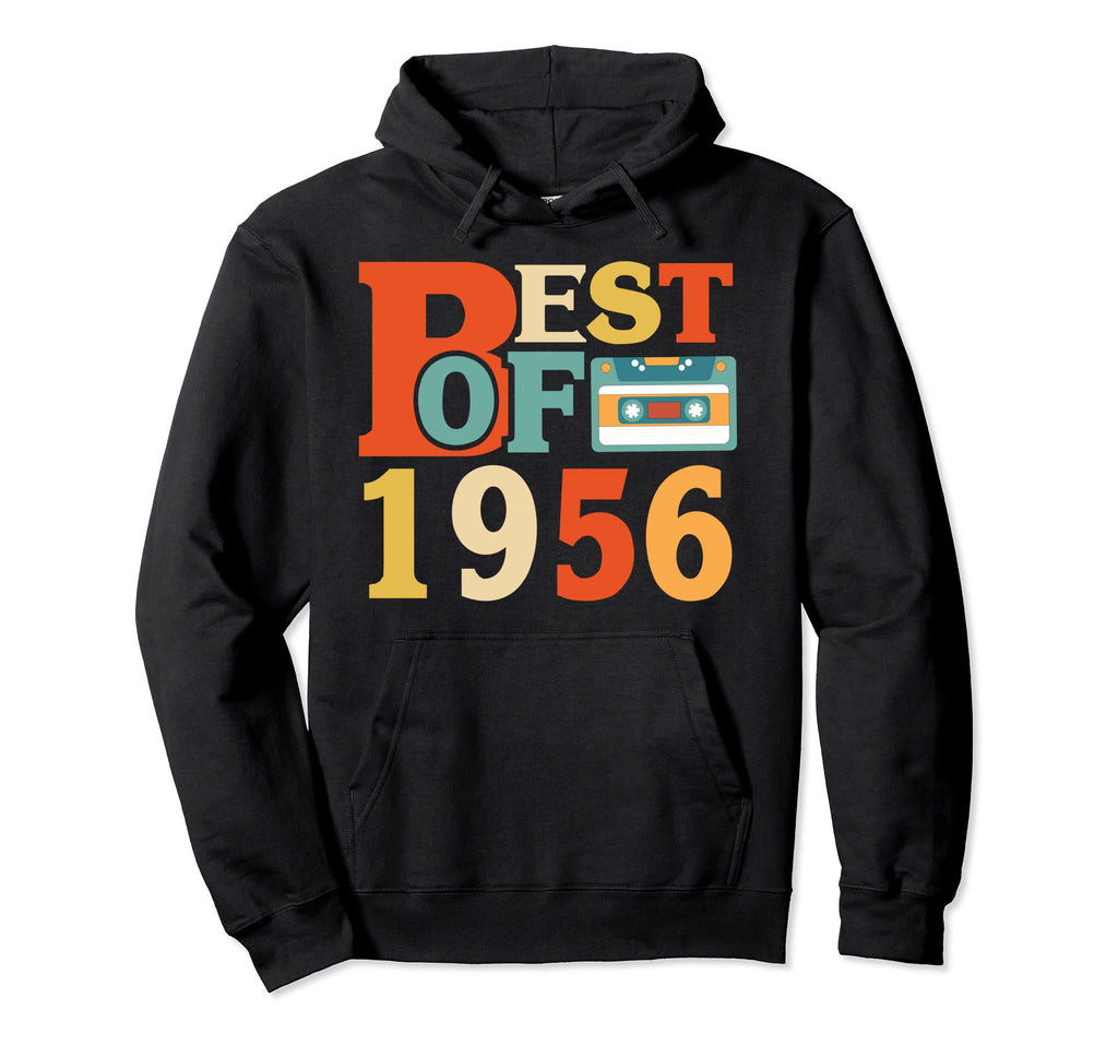 Best 1956 66Th Birthday Gifts Hoodie - Minimalist Print for Adults - T-Shirt, Sweatshirt, Hoodie