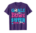Gender Reveal Goals Or Bows Sister T-Shirt - Custom Art Print for Adults - T-Shirt, Sweatshirt, Hoodie
