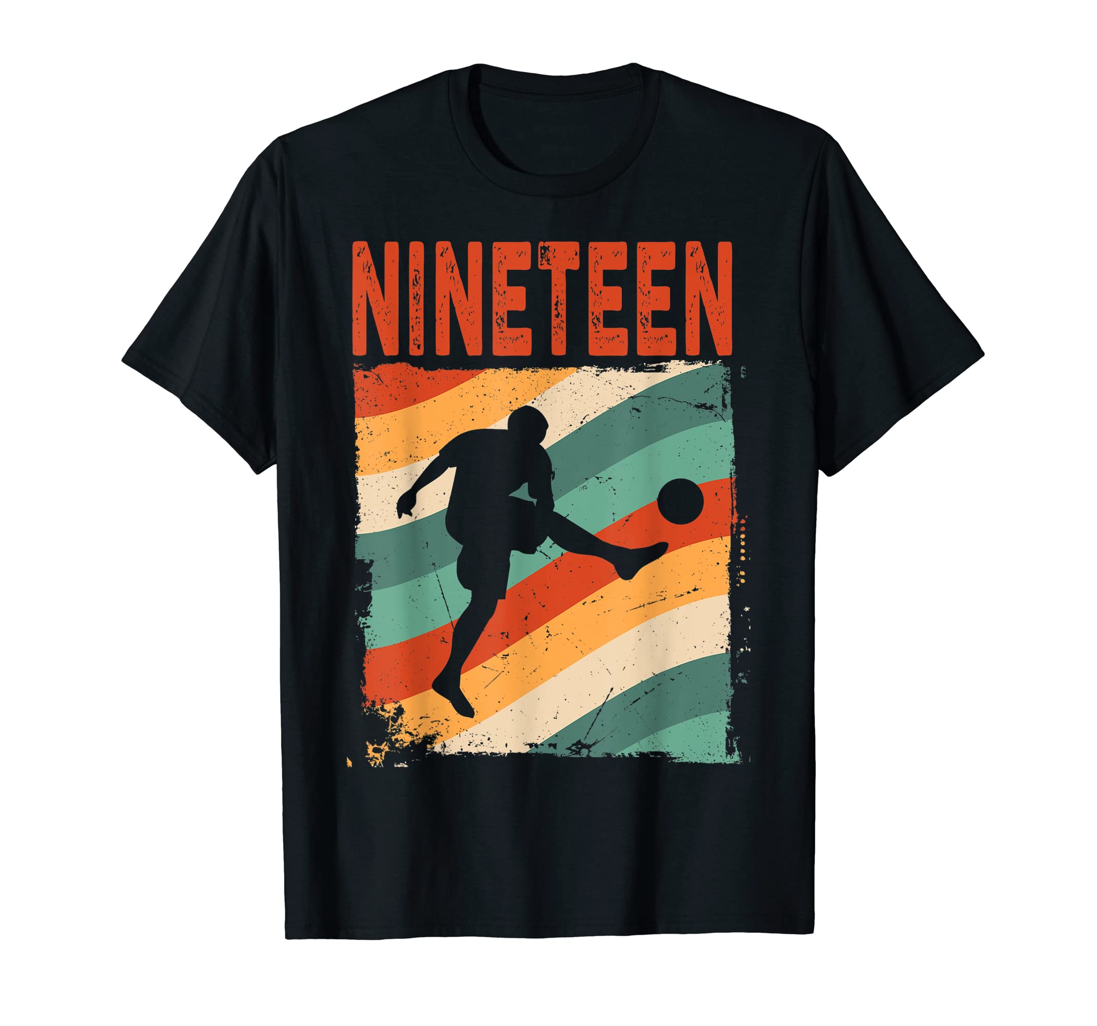 19Th Birthday Soccer 19 Years Old T-Shirt - Custom Art Print Men Women - T-Shirt, Sweatshirt, Hoodie