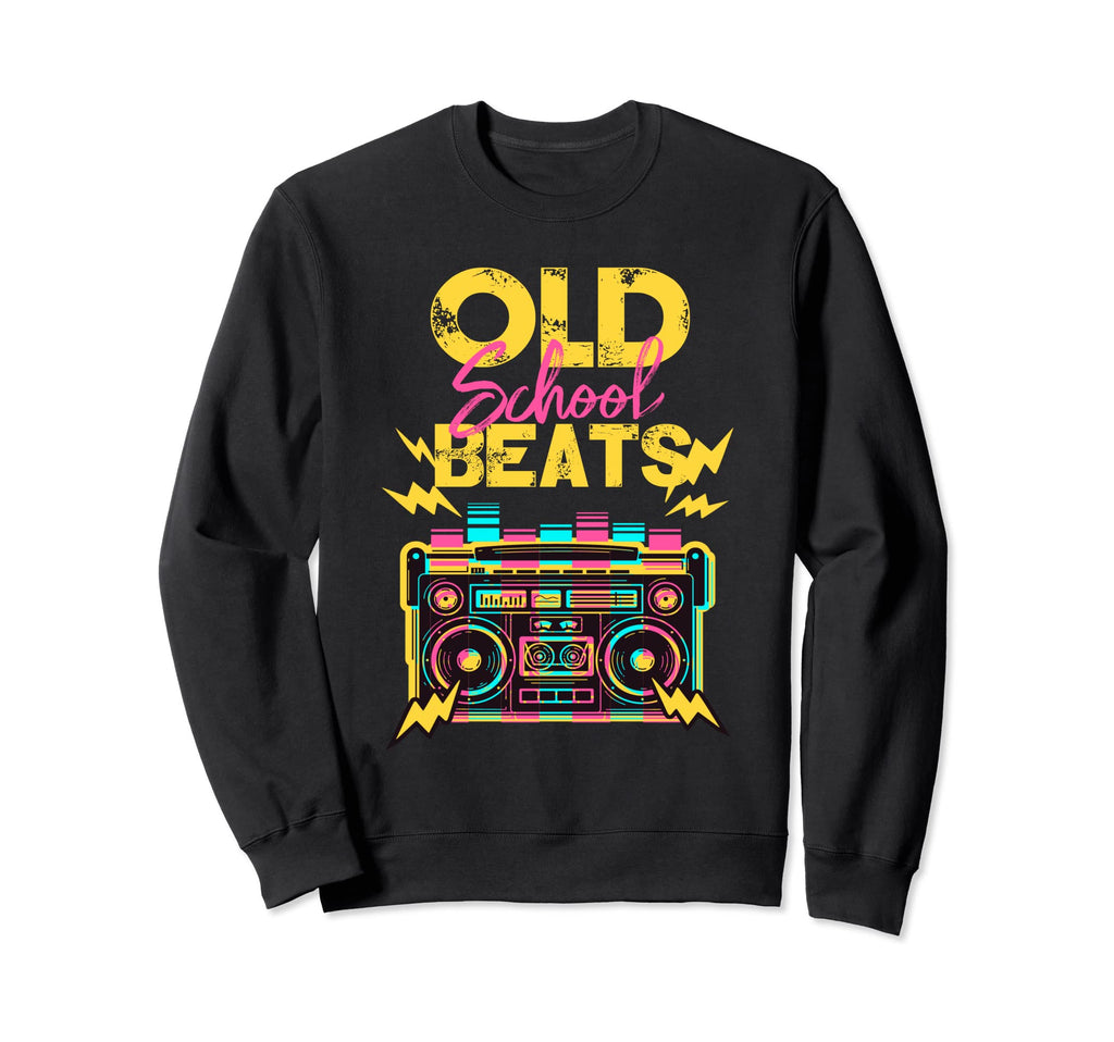 Ghetto Blaster Boombox 80S Hip Sweatshirt - Casual Everyday Wear Unisex - T-Shirt, Sweatshirt, Hoodie