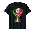 Mexican Flag Soccer Ball Tornado T-Shirt - Aesthetic Graphic Unisex - T-Shirt, Sweatshirt, Hoodie
