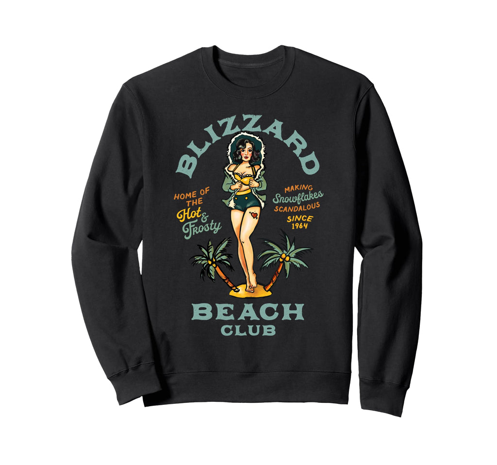 Pin Up Beach Bar Sailor Jerry Sweatshirt - Novelty Apparel for Adults - T-Shirt, Sweatshirt, Hoodie