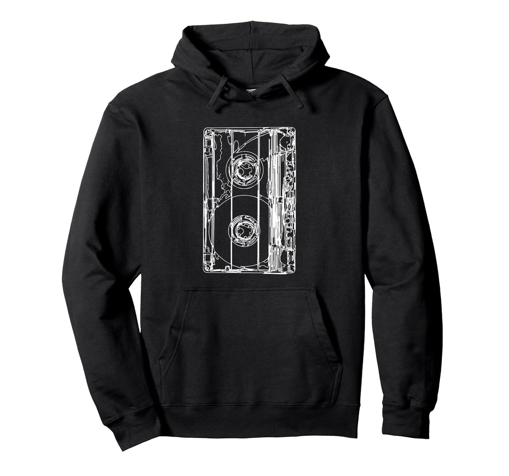 90S Costume Mixtape Sketch Cassette Hoodie - Streetwear Style Men Women - T-Shirt, Sweatshirt, Hoodie