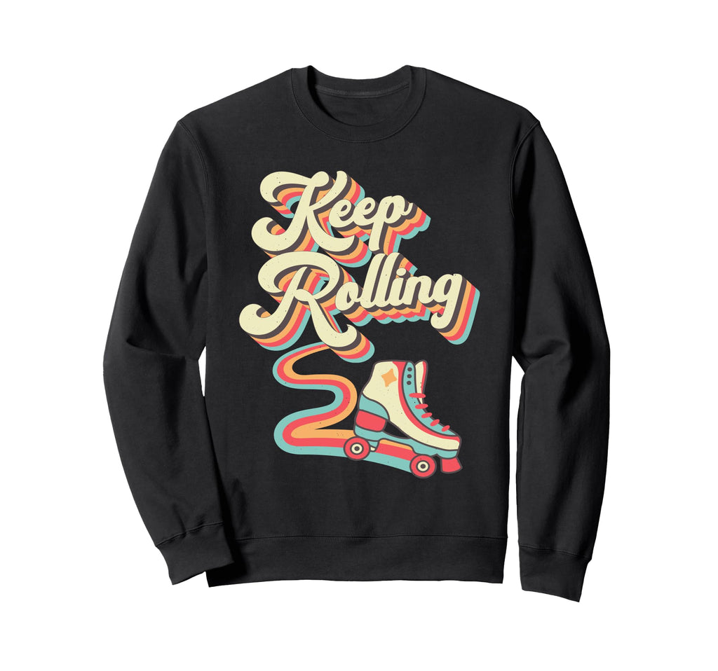 Roller Skating Skate 1970S Sweatshirt - Custom Art Print for Adults - T-Shirt, Sweatshirt, Hoodie