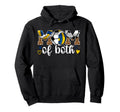 Mom Both Leopard Soccer Volleyball Mom Hoodie - Trendy Graphic Men Women - T-Shirt, Sweatshirt, Hoodie