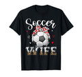 Womens Soccer Wife Headband Leopard T-Shirt - Minimalist Print Men Women - T-Shirt, Sweatshirt, Hoodie