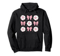Soccer Coquette Bow Soccer Mom Sister Hoodie - Minimalist Print for Adults - T-Shirt, Sweatshirt, Hoodie