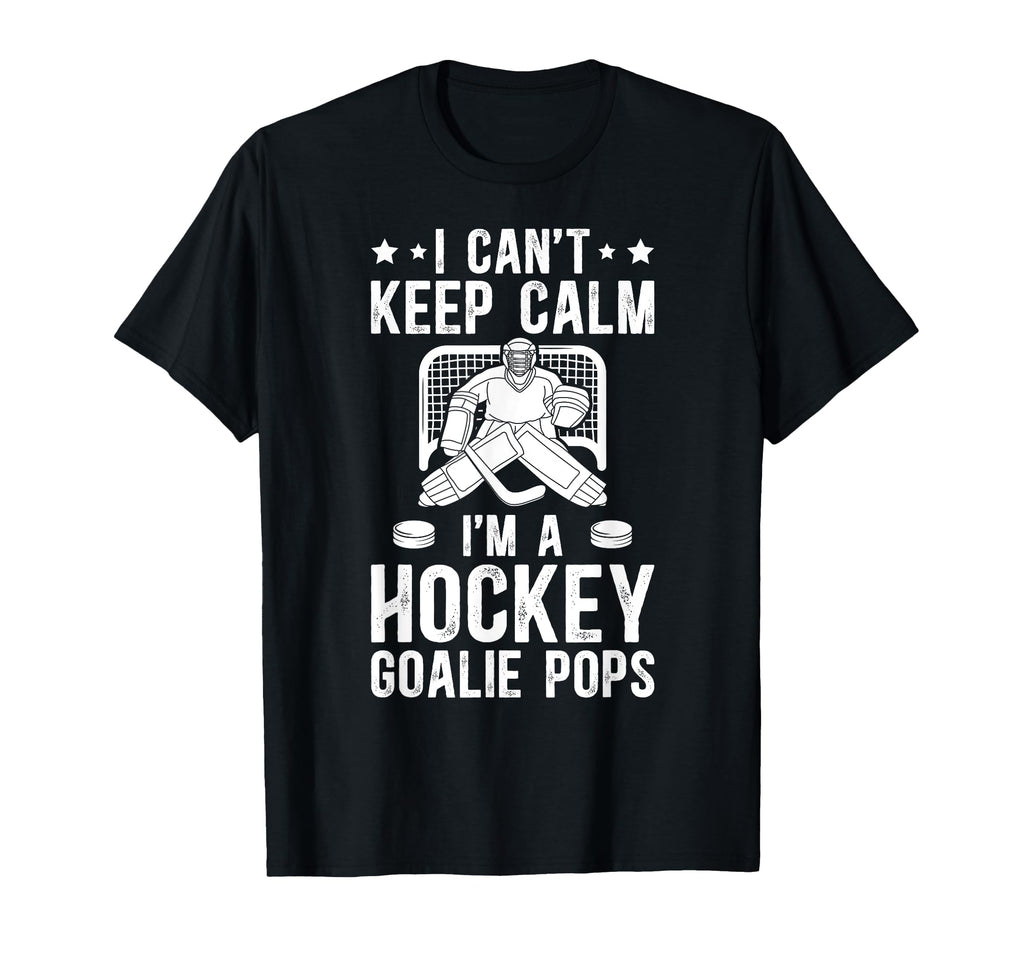 Im Hockey Goalie Pops Ice Hockey T-Shirt - Minimalist Print for Adults - T-Shirt, Sweatshirt, Hoodie