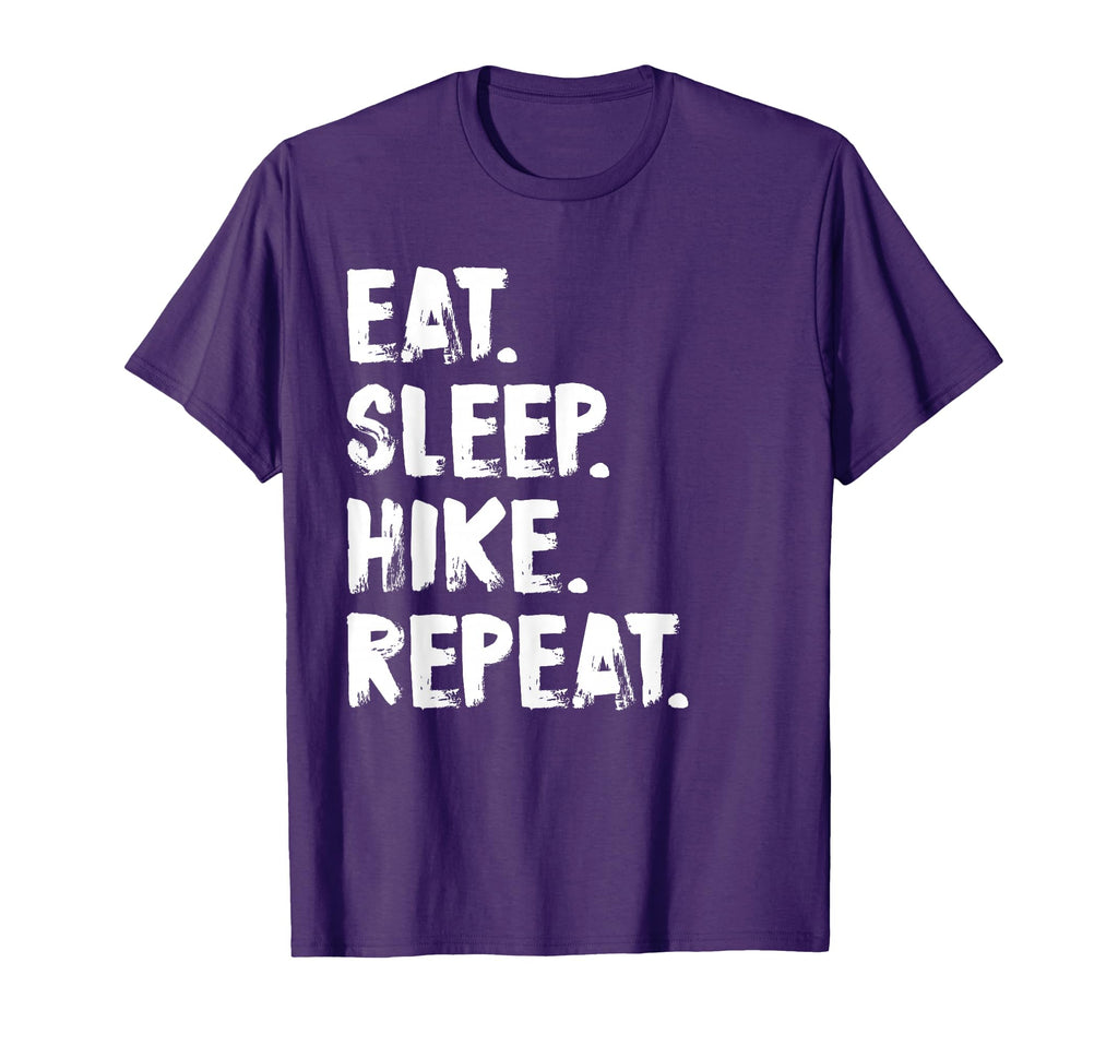 Eat Sleep Hike Repeat Funny Hiking T-Shirt - Aesthetic Graphic for Adults - T-Shirt, Sweatshirt, Hoodie