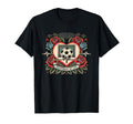 Soccer Heartbeat Tattoo Roses Player T-Shirt - Fun Novelty Design Men Women - T-Shirt, Sweatshirt, Hoodie