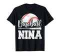 Baseball Nina Baseball Player Game Day T-Shirt - Trendy Graphic for Adults - T-Shirt, Sweatshirt, Hoodie