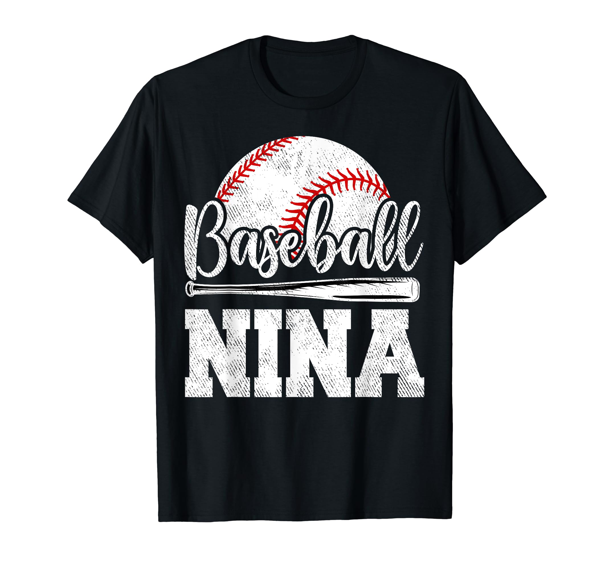 Baseball Nina Baseball Player Game Day T-Shirt - Trendy Graphic for Adults - T-Shirt, Sweatshirt, Hoodie